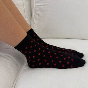Brandy melville polka dots socks